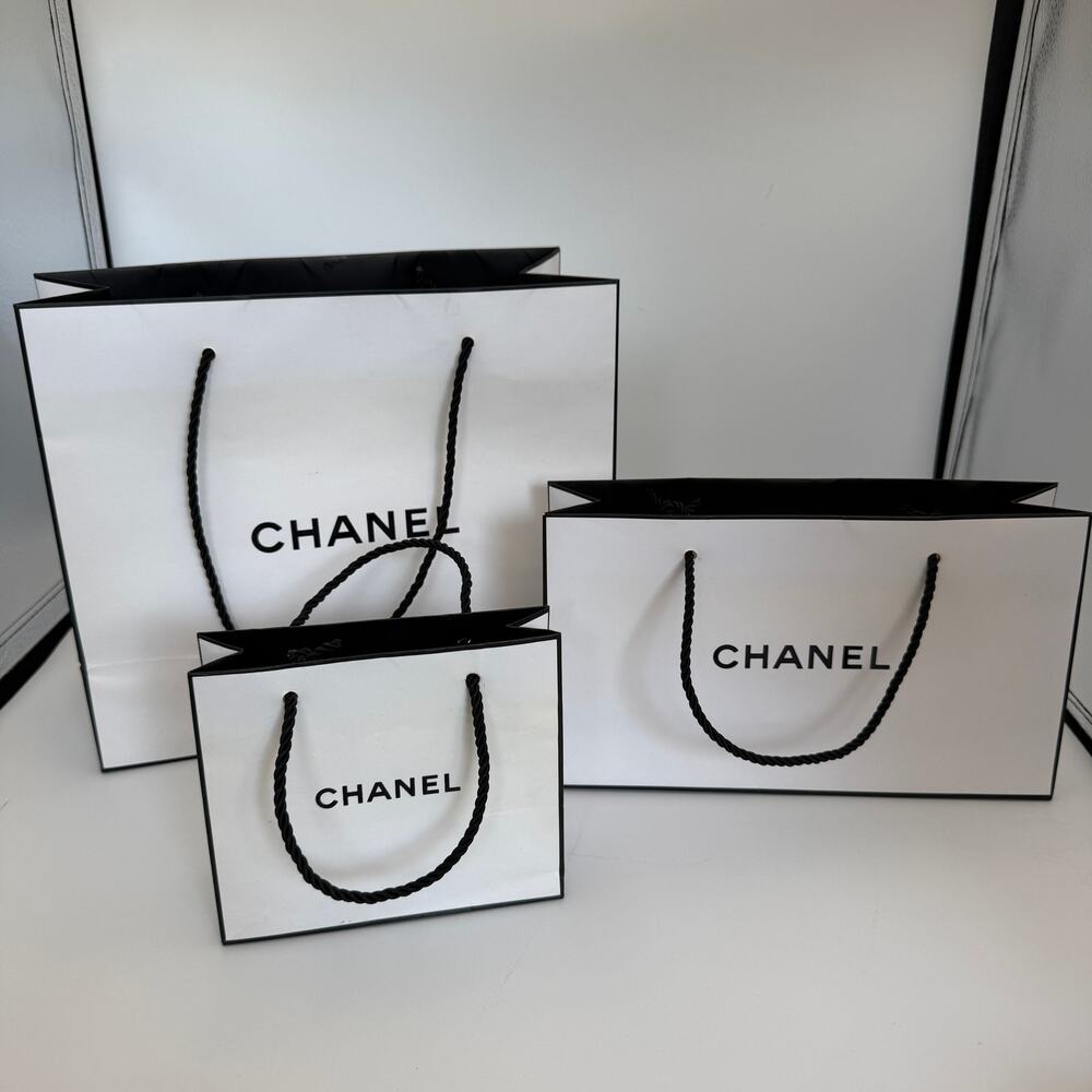 Authentic Chanel Gift Bag set of 3